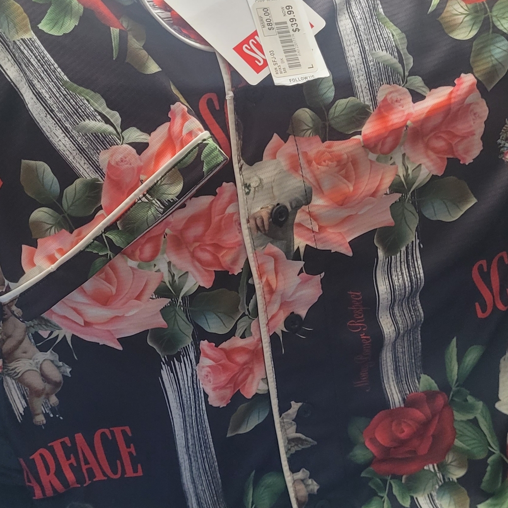 Floral Men's Jersey Shirt